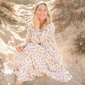 CJLA Laura Floral Maxi Dress